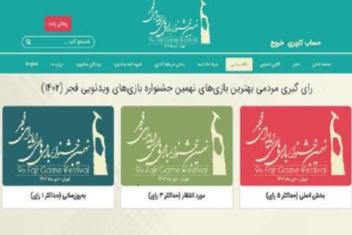 آغاز انتخاب بهترین بازی های مردمی جشنواره بازی های کامپیوتری