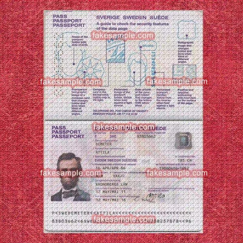 Qatar Passport Fake Template