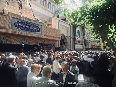 برپایی مراسم تشییع حجت الاسلام والمسلمین حسینی