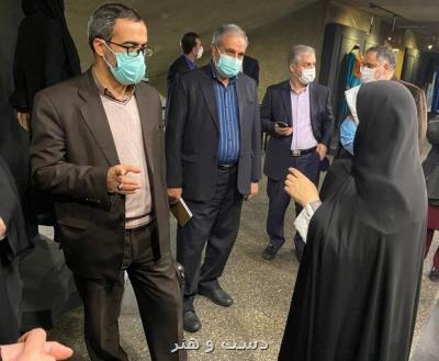 بازدید عضو كمیسیون فرهنگی مجلس از جشنواره مد و لباس فجر